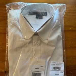 Louis Vuitton NWT Uniforms Men's White Long Sleeve DNA Button Shirt Size 39 NEW